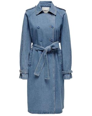 ONLY Trench Coats - Azul