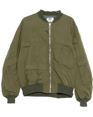 Junya Watanabe Baumwoll-Bomberjacke - Grün