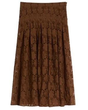 Max Mara Rokken ,Bruin ,Midi Kleedjes