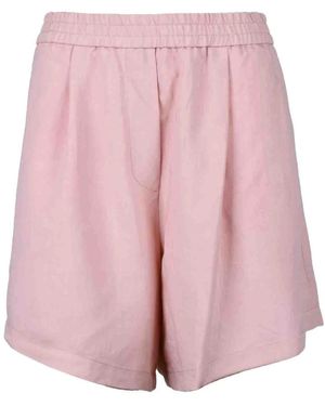 8pm Shorts De Lino Para La Noche, Mujer, Talla - Rosa