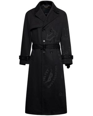 John Richmond Trench Coats - Negro