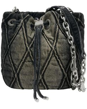 DIESEL Bucket Bags - Negro