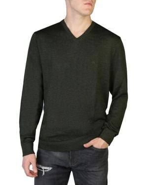 Calvin Klein V-Neck Knitwear - Verde