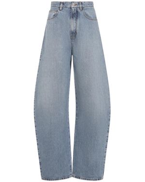 Alaïa Loose-Fit Jeans - Azul