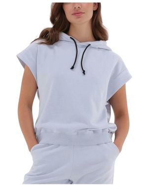 10Days Hoodies & Sweatvesten ,Blauw ,Oversized Hoodie Sweater Blauw