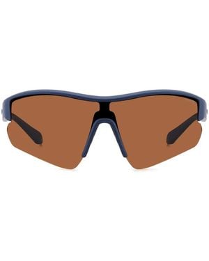 Polaroid Accessoires ,Blauw ,7061 Zonnebril - Bruin