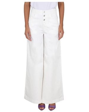 Department 5 Wide Trousers - White