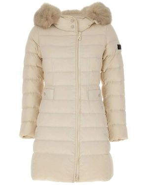 Peuterey Jassen ,Wit ,Polyester Seriola Ml 06 Bontjas - Naturel