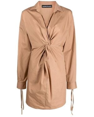 ANDREA ADAMO Short Dresses - Neutre
