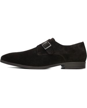 Stefano Lauran Braune Wildleder-Schuhe Mit Spitzer Kappe - Schwarz