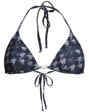 DIESEL Badmode ,Grijs ,Elettra-Dnm Bikini Top - Blauw
