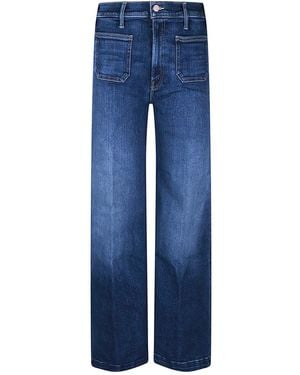 Mother Wide Jeans - Azul