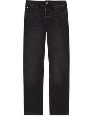 Anine Bing Straight Jeans - Nero