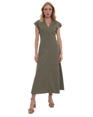 Pennyblack Gommoso Midi Jurk - Groen