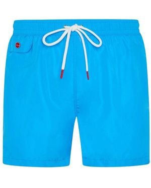 Kiton Türkise swim boxer shorts - Blau