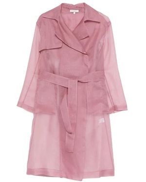 Antonelli Belted Coats - Rosa