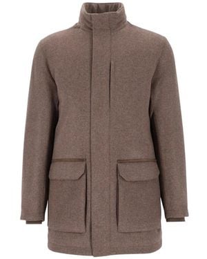 Corneliani Jassen ,Bruin ,Leer Caban