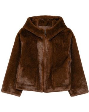 Lou Andrea Faux Fur & Shearling Jackets - Marrón