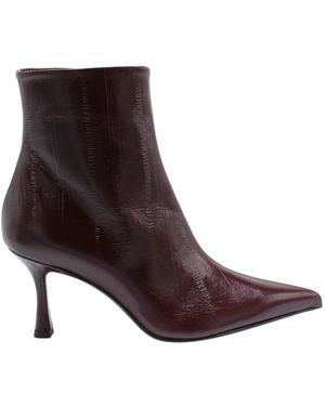 Rotta Heeled Boots - Brown