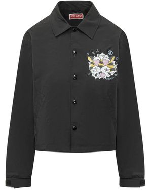 KENZO Bomber Jackets - Negro