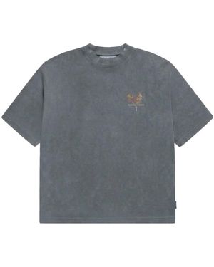 Rigards Tops ,Grijs ,Katoen Bouquet T-Shirt