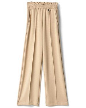 Gaelle Paris Wide Trousers - Neutro