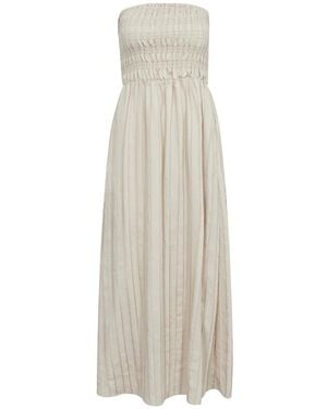 co'couture Maxikleid - Natur