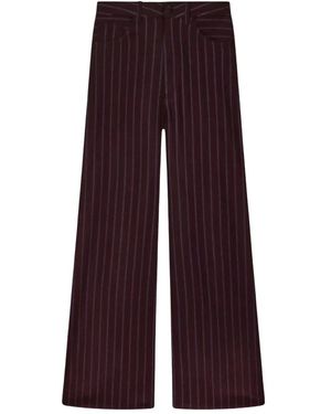Dondup Wide Trousers - Purple