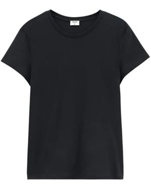Filippa K Tops ,Zwart ,Katoen Soft Cotton Tee