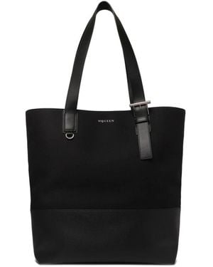 McQueen Tote Bags - Negro