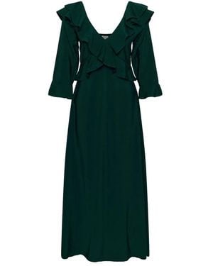 Kaffe Kaelsie Frill Dress - Groen