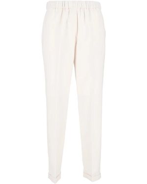 Antonelli Rosalba Slim-Fit Hose - Weiß