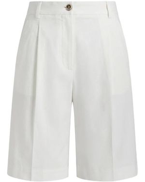 Pinko Long Shorts - White