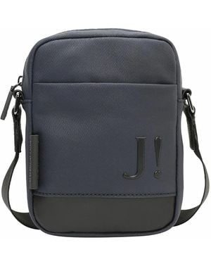 Joop! Marineblaue Baumwoll-Schultertasche - Schwarz