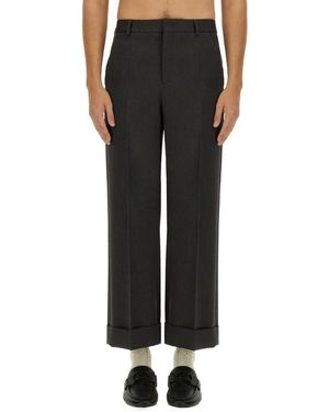 Valentino Straight Trousers - Black