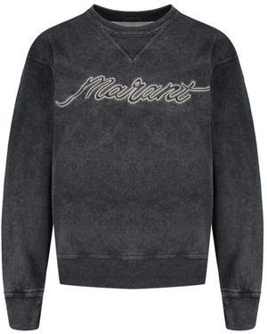 Isabel Marant Hoodies & Sweatvesten ,Zwart ,Sweatshirts & Hoodies - Grijs