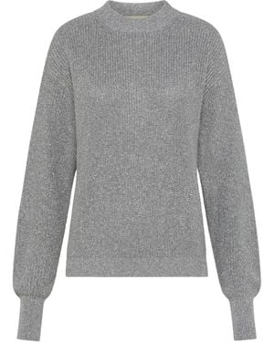 Momoní Round-Neck Knitwear - Gris