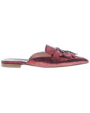 Alberta Ferretti Mules - Morado