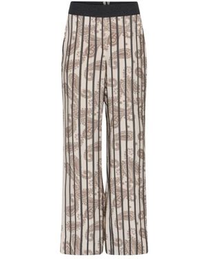 GUSTAV Wide Trousers - Natural