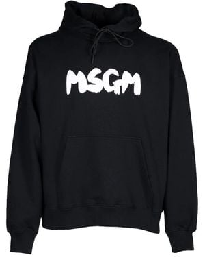 MSGM Hoodies - Black