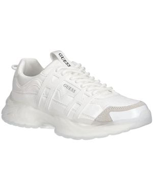 Guess Schoenen ,Wit ,Leer Schoenen Sneakers