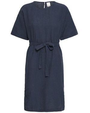 Ichi Midi Dresses - Blue