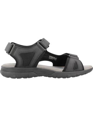 Geox Flat Sandals - Nero