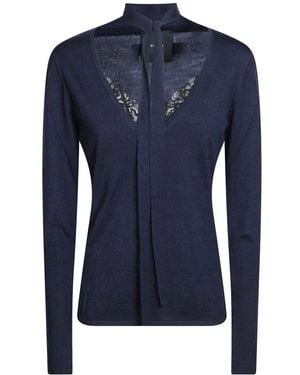 Pinko V-Neck Strickware - Blau