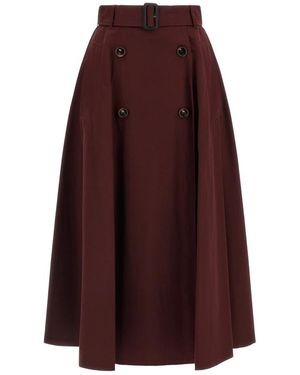 Burberry Rokken ,Rood ,Midi Skirts - Paars