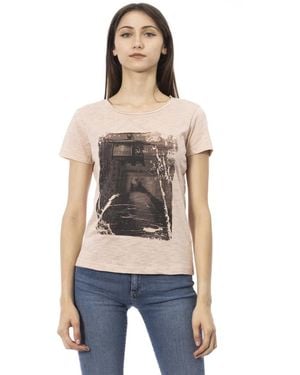 Trussardi T-shirt casual con scollo rotondo - Nero