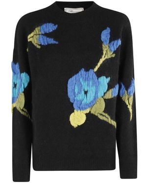 Blumarine Round-Neck Knitwear - Zwart