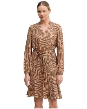 MARC AUREL Viscose Shirt Dress - Bruin