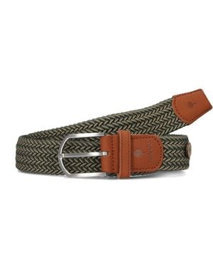 Faguo Grüner Textil-Herrengürtel