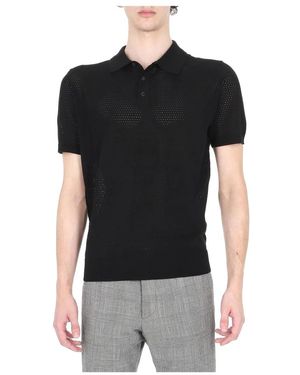 Roberto Collina Polo Shirts - Black